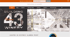 Desktop Screenshot of building43winery.com