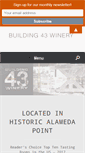 Mobile Screenshot of building43winery.com